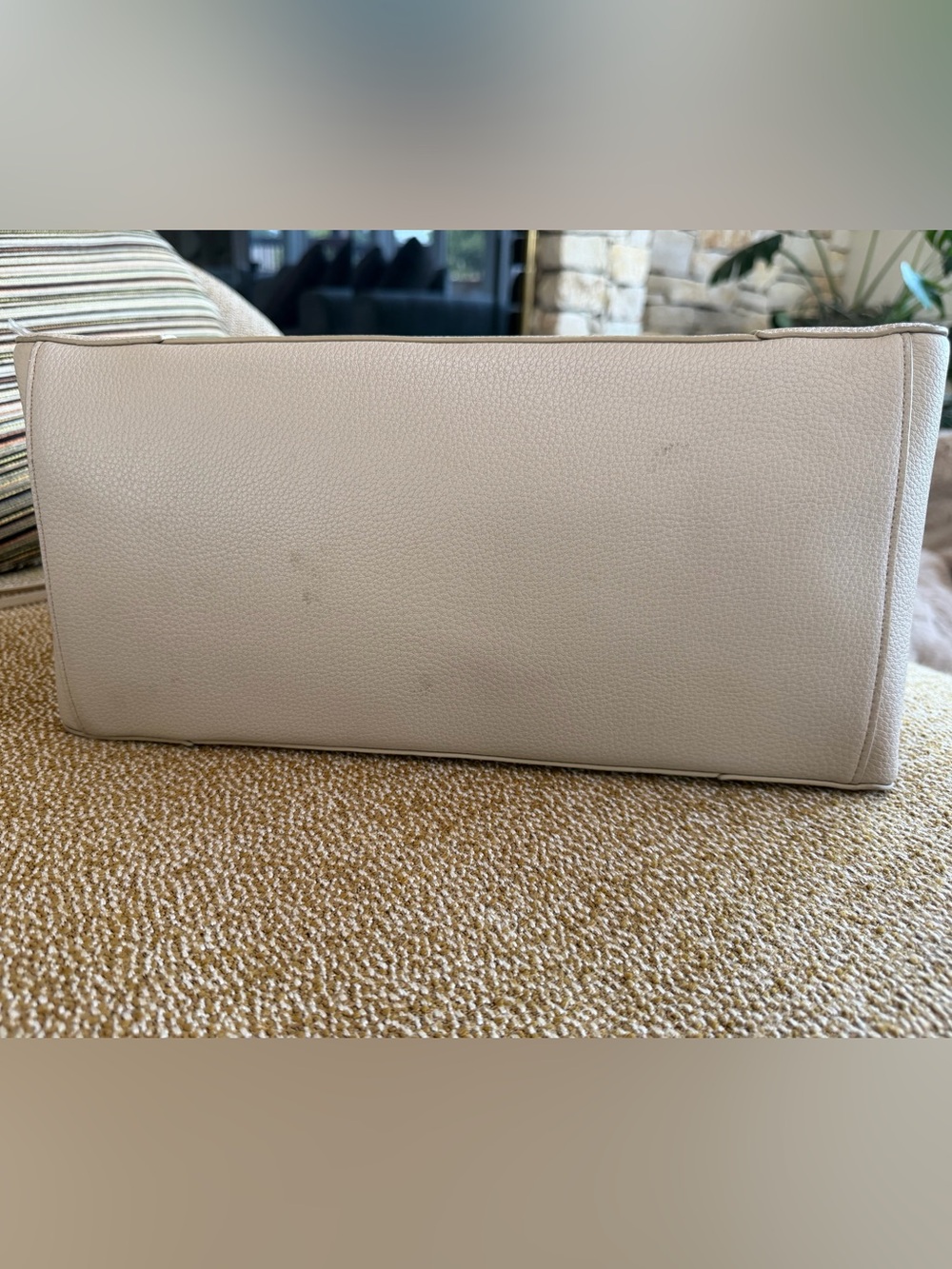 Rebecca Minkoff Pebbled Leather Satchel in Light Beige - Picture 5 of 9